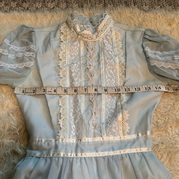 Gunne Sax Cottagecore Prairie Dress - Size Junior 3 - Picture 7 of 10